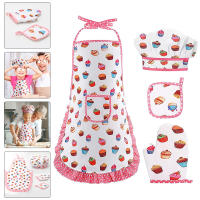 Delantal De Cocina Para Niños Y Niñas Conjunto De Herramientas De Cocina Para Chef Incluye Delantal Y Sombrero De Chef Para Niños Y Chicos - details 6