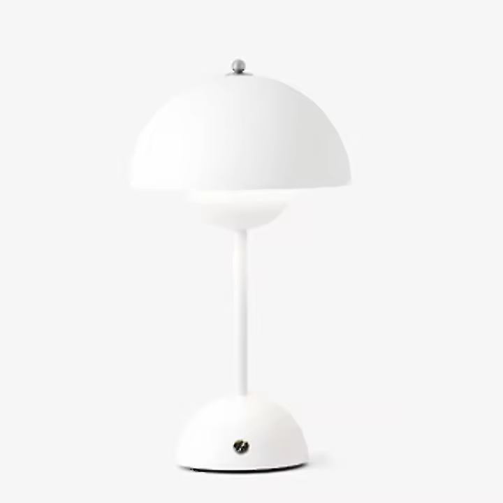 Nórdico recargable flor lámpara de mesa mesita de noche lámpara de escritorio seta dormitorio Mesa decoración noche lámpara de mesa noche luces - 1