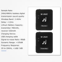 Sistema De Transmisión Inalámbrico M-VAVE WP-10 2.4GHz Monitores Auriculares Recargables Transmisor Y Receptor - details 71