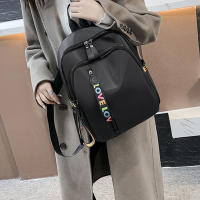 Mochila De Tela Oxford Moda Ligera Gran Capacidad Estilo Universitario Para Viajes Con Cierre De Cremallera Y Manija Suave - details 9