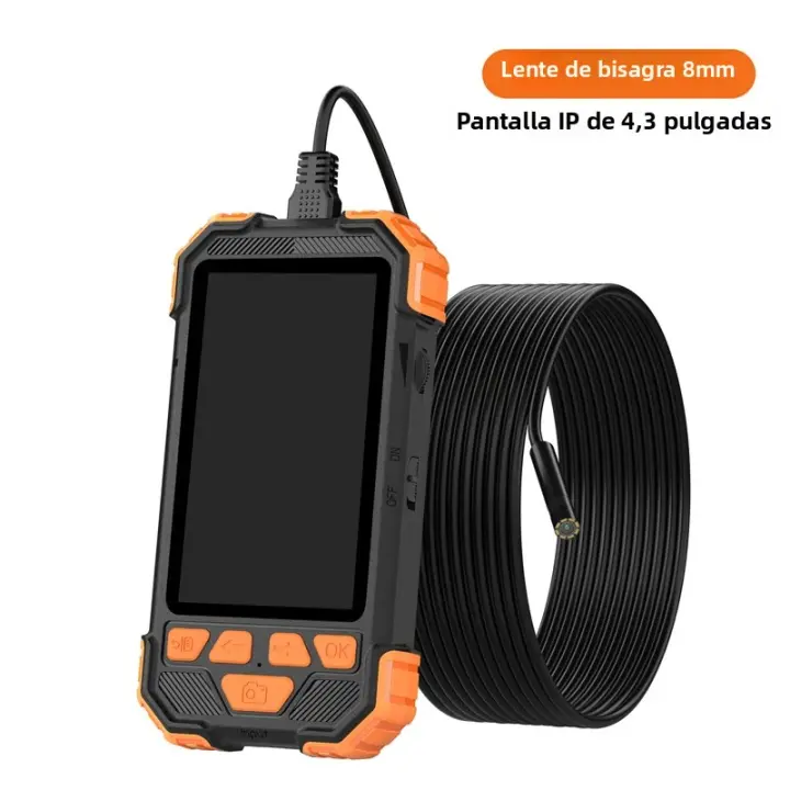 Cámara De Endoscopio Industrial VISHRT De 4.3 Pulgadas IPS Con Lente Dual/Triple Cable Rígido Para Inspección De Tubos Y Piping - 1