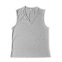 Chaleco Sin Mangas Para Hombre De Color Sólido Con Cuello En V Transpirable Y Casual Adecuado Para Fitness Y Deportes - details 23