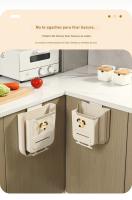 Bandeja De Cocina Plegable Y Montada En La Pared Ecológica De Plástico Accesorio De Cocina Para Almacenamiento Y Basura - details 3