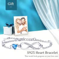 Regalos para Mujer, Plata de Amor Infinite Pulsera with Caja Para Mujeres Gift - details 2