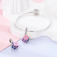 Encanto De Plata De 925 Para Pulsera Con Barco De Paseo Y Corazón Joyería Fina Para DIY Regalo Con Cuentas De Papel Y Rosas - details 2