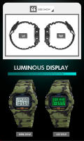 Reloj Digital Para Hombre SKMEI 1628 Estilo Militar Retro Deportivo Impermeable Con Pantalla LED Y Alarmas Resistente Al Choque - details 8
