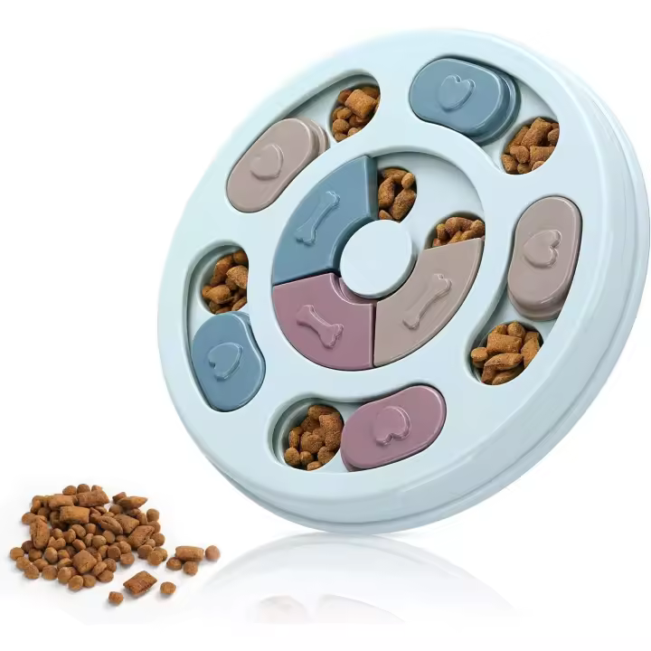 PORCHEDDU Juguetes de rompecabezas para Perros, juguetes de comida para Perros para entrenamiento de IQ y enriquecimiento mental, rompecabezas de golosinas para Perros - 1