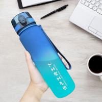 Botella Deportiva De Plástico Reutilizable Motivacional De Gran Capacidad 500ML/650ML/1000ML a Prueba De Fugas Para Viajes Al Aire Libre Y Gimnasio - details 8