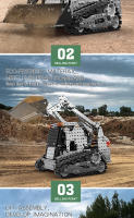Camión Descargador RC Tracked 2.4G 10CH Con Cuerpo De Acero Inoxidable Vehículo De Construcción DIY Para Juego Educativo Para Niños - details 5