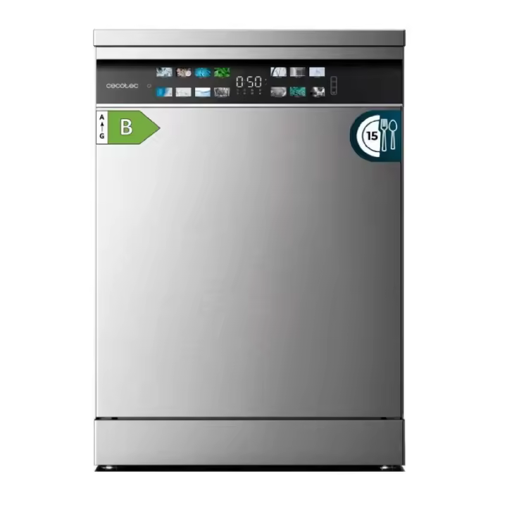 Cecotec Lavavajillas 60 CM Bolero Aguazero 6700 Inox B - 1
