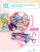 SEMBO Fantasía CD Juguete De Construcción De Bloques MOC Flores Decoración Para El Hogar Regalo De Cumpleaños Para Niñas Edad 6-12 Sin Batería - details 3