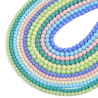 Acerca De 50 Piezas De 8mm Cuentas De Vidrio Colores Nocturnos Luz De Piedra Para DIY Creación De Pulseras Collares Pendientes Joyería - details 6
