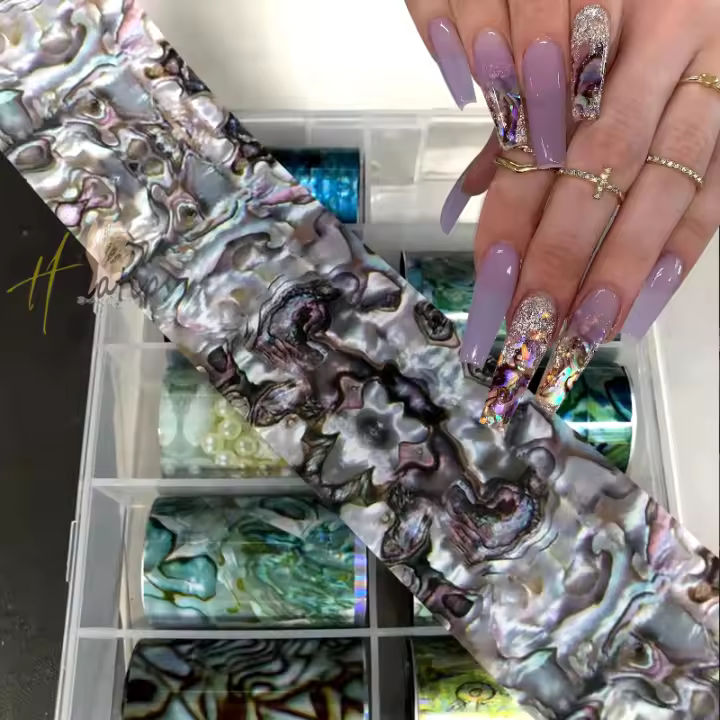 10 Rolls De Papel De Transferencia Para Uñas Con Patrón De Leopardo Decoraciones De Manicura Estilo Animal Tips Stickers - 1