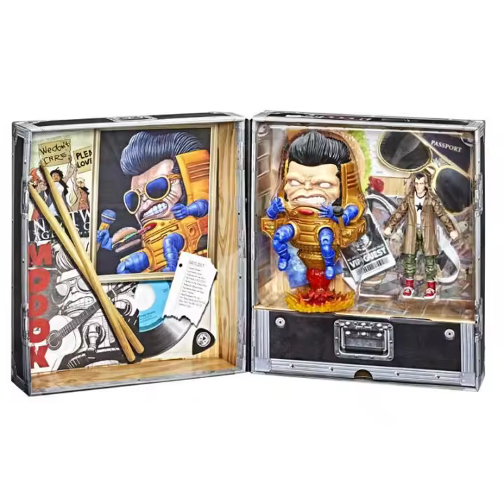 Figuras Captain y Elvis Modok Marvel Retro Collection - 1