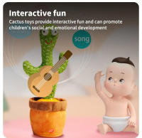 Muñeco De Peluche De Cactus Que Danza Y Habla Juguetes Electrónicos Interactivos Con Luz Y Música Regalo Educativo Para Niños - details 6
