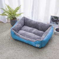 Cama De Invierno Suave Y Cálida Para Perros Y Gatos Grande Mediana Pequeña Resistente Al Agua Con Patrón Cuadrado Colorido Sofá Para Mascotas - details 6