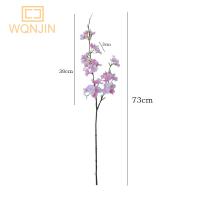 1PC Decoración De Habitación Con Flores Artificiales De Cerezo Rosa Y Blanca Para Bodas Y Decoración Del Hogar Estilo Silken - details 4