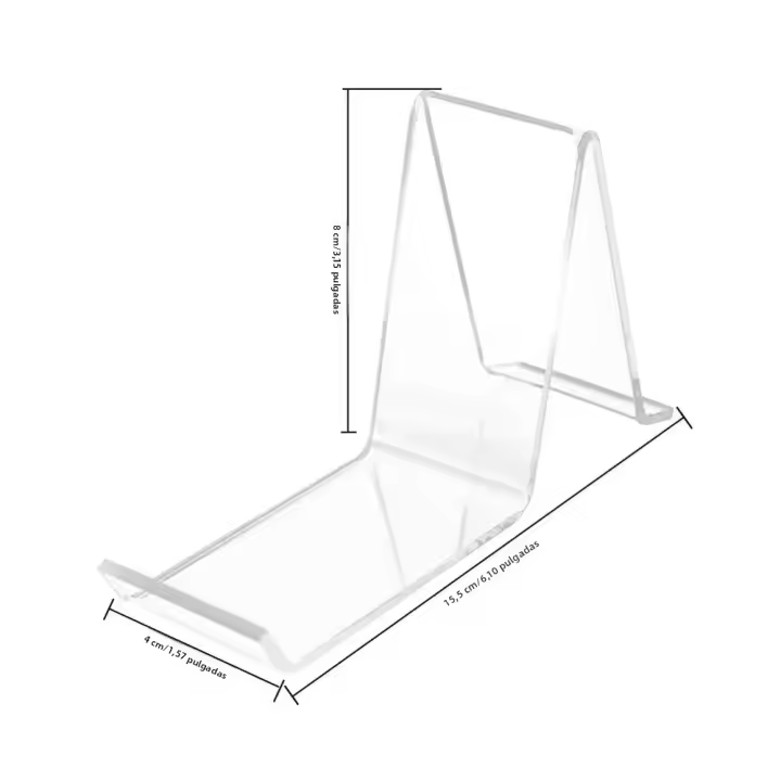 1pc Soporte De Zapatos De Acrílico Transparente Para Exhibición En Tiendas Soporte De Sandalias Y Zapatillas Para Centro Comercial - 1