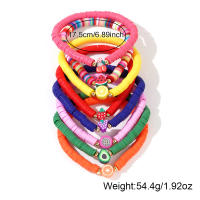Set De 8 Pulseras Bohemia Go2boho Moda Frutas Para Mujer Encanto Verano Playa Regalo De Amistad Joyería De Cuerda De Vidrio - details 1