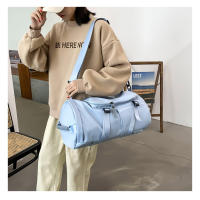 Mochila de Viaje de Gran Capacidad para Mujer Bolso Cruzado Multifuncional con Cinturón de Cojín de Aire Hecho en Oxford, Patrón Sólido - details 38