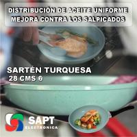 SAPT Sartén Antiadherente – Revestimiento Resistente a Arañazos – Mango de Baquelita Ergonómico – Distribución Uniforme del Calor – Apta para Gas, Inducción y Vitrocerámica – Fácil de Limpiar – Ideal para Cocinar Saludable - details 2