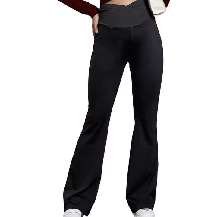 Pantalones De Verano Para Embarazadas Ice Silk Pantalones Anchos Y Sueltos Para Vestir Durante El Embarazo Tejidos De Algodón Y Poliéster - 1