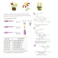 Kit De Punción De Bordado Con Herramientas De Tejido Y Costura DIY Herramienta De Punzón De Bordado Y Lápiz Mágico Para Adultos Material Plástico Con Metal - details 2