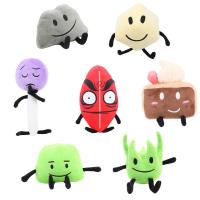 Muñeco De Peluche Battle for Dream Island Estilo 18 Leafy Firey Flower Waterdrop Bubble Cake Lollipop Regalo Para Niños Relleno De Algodón PP Tamaño 15-30cm Unisex - details 1