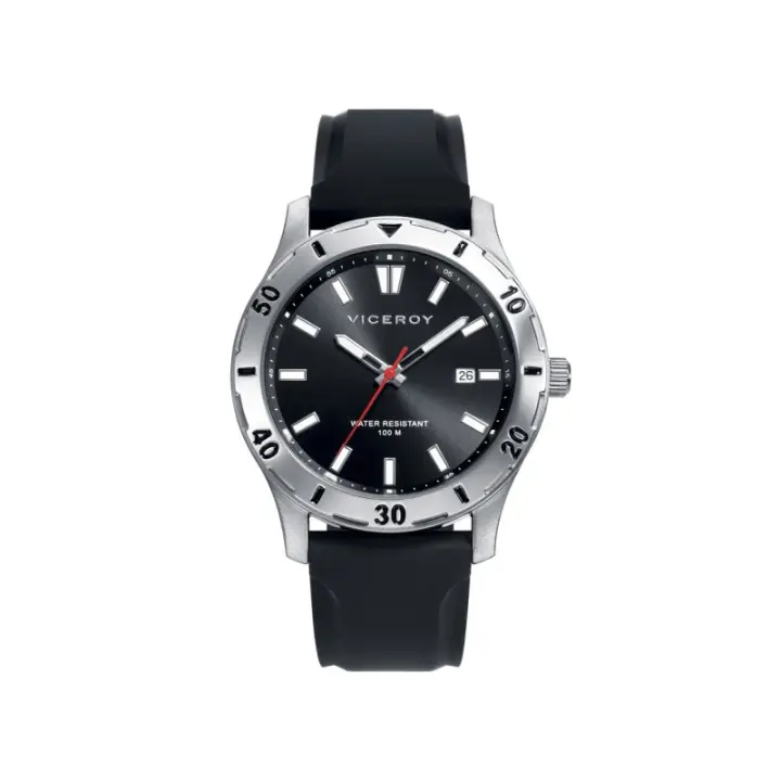Reloj Viceroy Hombre Analógico 401129-57 en Acero Inoxidable con Indicador de Fecha y Brazalete Rosado - 1