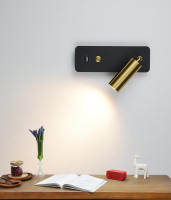 Lámpara De Pared LED Para Interiores 7W Con Carga USB Luz De Pared Moderna Nórdica Para Dormitorio Y Sala De Estar Interruptor Incluido - details 18