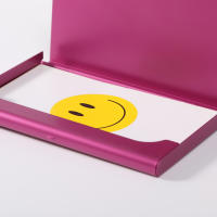 Caja De Metal Para Tarjetas De Negocio Creativa De Aleación De Aluminio Portaidentificación Y Monedas Unisex Colorido - details 42