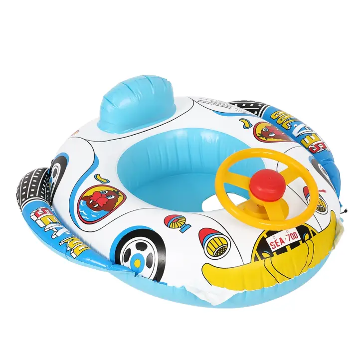 Bebé Nadador Círculo Niños Flotador Barco Juguetes Acuáticos PVC Inflable Infantil Nación Asiento Anillo - 1