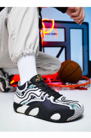 Zapatos De Baloncesto Para Hombres Antideslizantes Absorción De Impacto Ligeros Botas De Combate De Invierno Altas Transpirables Impermeables Talla Verdadera - details 10