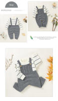 Romper Invierno Bebé Niño Niña Nueva Otoño Larga Manga Acrílico Unisex Mono De Playa De Pie Un Solo Piezo Ropa Infantil - details 12
