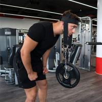 Almohadilla De Entrenamiento De Cuello Ajustable Para Ejercicios De Fuerza Y Peso En Gimnasio Correa De Entrenamiento De Cuello Y Cabeza Para Ejercicio Físico - details 4