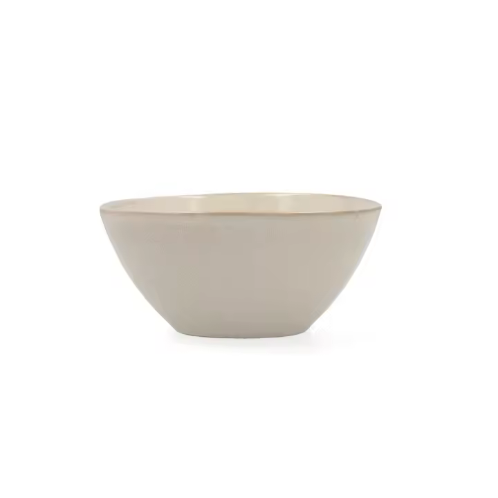 Bidasoa BIDASOA IKONIC Bol Gres Blanco 15,8x15x7cm Borde Fino - 1
