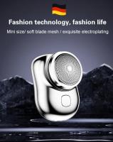 Afeitadora Eléctrica Para Hombres Tamaño De Bolsillo Lavable Recargable Inalámbrica Trimmer Cuchilla Rastreable Viaje Afeitadora Portátil Para Rostro Y Barba - details 0