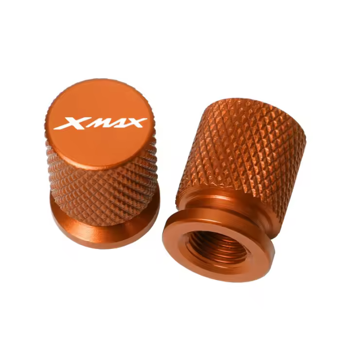 Tapas De Válvula De Neumático De Aluminio CNC Para Motocicleta Accesorio Airtight Para Yamaha XMAX 300 XMAX 400 XMAX 250 XMAX 125 - 1