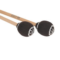 2pcs Láminas De Marimba Accesorios De Percusión Con Mango De Madera De Maple Para Xilofono Glockenspiel Campanas Partes De Instrumentos Musicales Blanco/Marrón - details 4