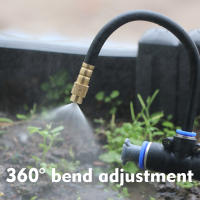 Sistema De Rociado De 20-5m 3/8" 9/12mm Con Boquilla De Latón Ajustable 360° Filtro De 80 Mesh Para Riego Del Jardín - details 4