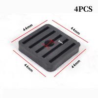 4Pcs Almohadillas De Goma Antivibración Para Aire Acondicionado De Exterior Absorción De Choque Antideslizante Duraderas Para Balcones Y Tejas Externas - details 0