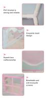 Grande Carpa Infantil Rosa Princesa Plegable 1.35M Casa De Juegos Para Niñas Decoración De Habitación De Niños Wigwam De Tela - details 3