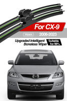LimpiaParabrisas Antigolpes Para Mazda CX-9 2006-2023 Plegables En 2 Piezas Accesorios Para Ventanas Anteriores De Neumáticos Naturales De Goma - details 0