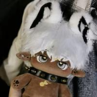 Muñeco De Peluche Astro De 20cm Piel Negra Cuerpo Humanoide Juguete Para Niños Regalo De Cumpleaños Y Navidad Vestido De Dibujos Animados - details 6