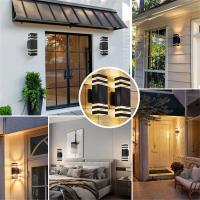 Lámpara De Pared LED Impermeable IP65 E27 Reemplazable Para Exterior Y Interior 3 Colores Para Jardín Puerta Balcón Dormitorio Sala De Estar - details 4
