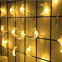 Luces De Cadena De Luna Para Decoración De Ramadan Operadas Por Batería LED Luces De Feliz Ramadan Para Fiesta De Crescent En Jardín Y Salones Del Hogar - details 3