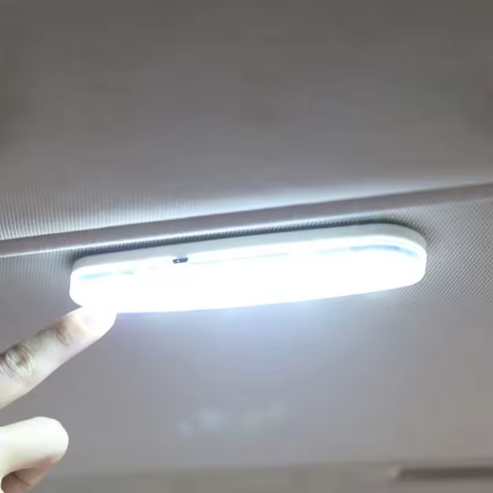 Luz De Lectura Universal Para Coche Recargable Por USB Luz Nocturna Magnética LED Iluminación Interior Para Coche Lámpara De Techo - 1