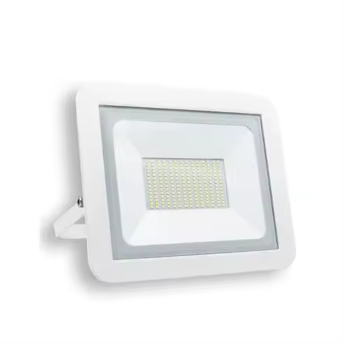 Proyector led plano blanco matel ip65 100w fría - 1