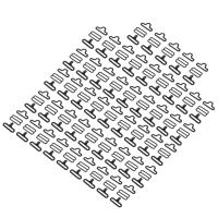50sets Clip De Corbata Metálico Ajustable Aramox Hebilla De Collarín Para Corbata Y Cravat Hacer Manualidades Y Regalos - details 0