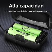 Linterna Frontal Potente 10000000LM Con 3 Modos Luz LED Para Camping Pesca Caza Impermeable Con Luz De Advertencia - details 24